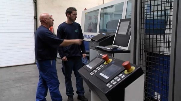 Produção industrial aumenta na zona euro Produção industrial aumenta na zona euro