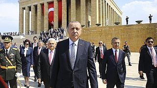 Recep Tayyip Erdoğan'ın Anıtkabir ziyareti