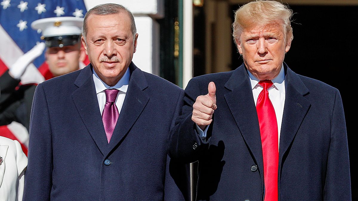 Watch: Erdogan visits Trump after US-Turkey diplomatic tension