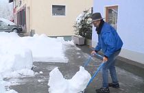 Первый снег оказался мокрым