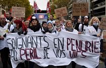 Archives : Personnels de santé manifestant le 14 novembre 2019 à Paris