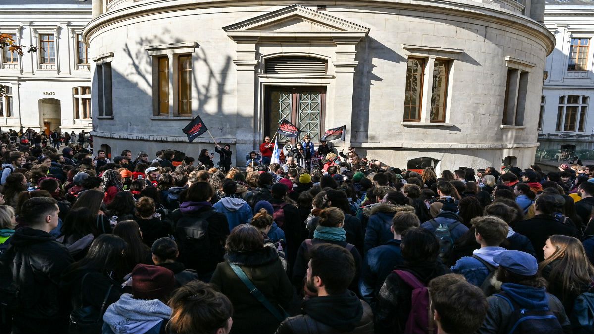 واکنش‌ها به خودسوزی یک دانشجو در فرانسه؛ پردیس دانشگاه لیون۲ به اشغال معترضان درآمد