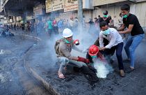 مصادر طبية: أربعة قتلى على الأقل وإصابة العشرات في مظاهرات ببغداد