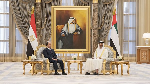 بن زايد والسيسي بن زايد والسيسي