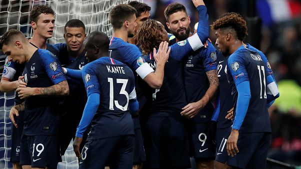 Football : l'équipe de France qualifiée pour l'Euro 2020 Football : l'équipe de France qualifiée pour l'Euro 2020
