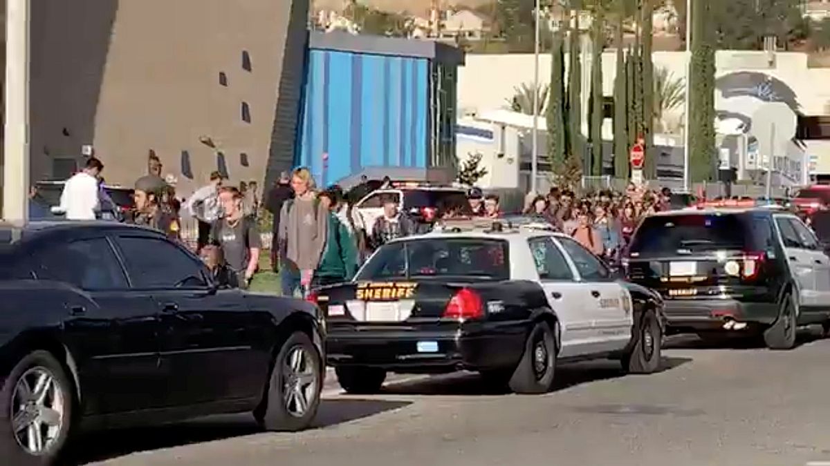 Two dead and three critically injured after US school shooting in Santa Clarita, California