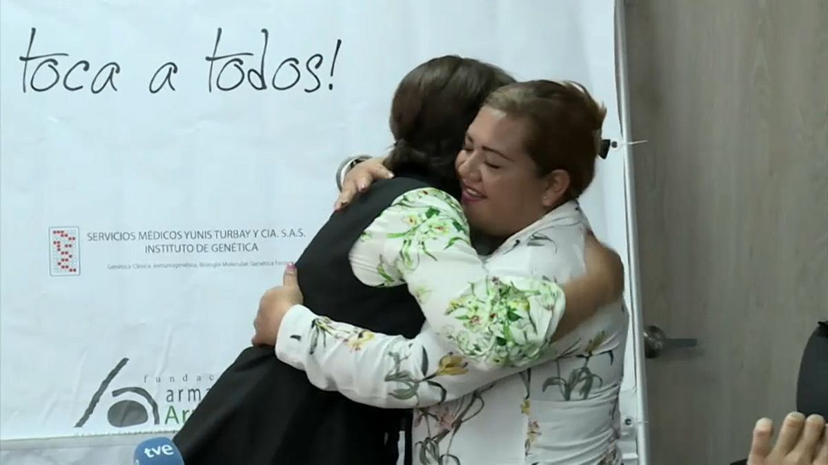 El ADN reúne en Colombia a dos hermanas separadas por la tragedia del Nevado del Ruíz hace 34 años