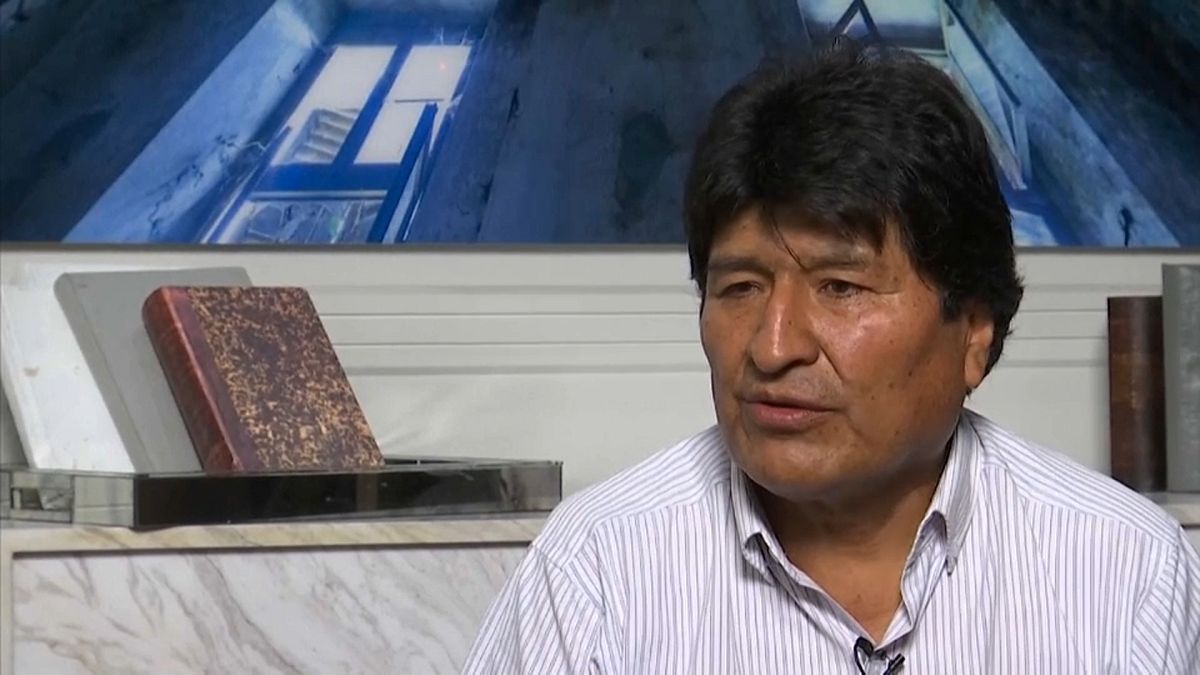 Evo Morales im Interview.