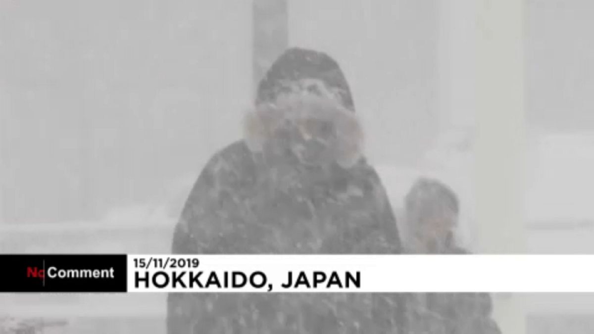 Χιόνια στη Βόρεια Ιαπωνία 