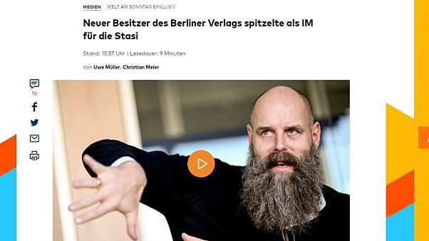 Aufschrei nach WamS-Scoop: Berliner-Zeitung-Besitzer war bei Stasi Aufschrei nach WamS-Scoop: Berliner-Zeitung-Besitzer war bei Stasi