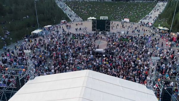 Rússia celebra o cinema ao ar livre Rússia celebra o cinema ao ar livre