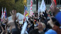 هزاران گرجستانی با تظاهرات در تفلیس خواستار استعفای دولت شدند