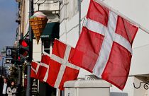 العلم الدنماركي في كوبنهاغن