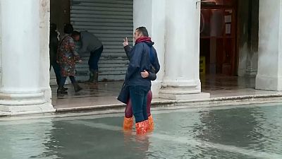 El agua vuelve a inundar Venecia