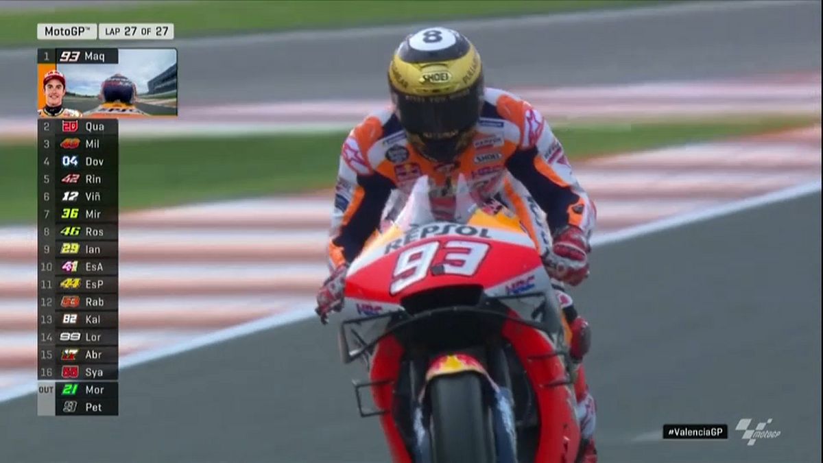MotoGP: Marquez triumphiert auch bei letztem Saison-Rennen