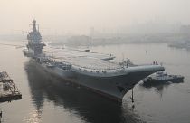 Çin, ilk yerli savaş gemisini Tayvan boğazına gönderdi