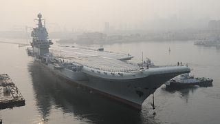 Çin, ilk yerli savaş gemisini Tayvan boğazına gönderdi