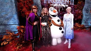 La directora Jennifer Lee posa en el estreno de la película "Frozen II" en Los Ángeles, California, EE.UU., el 7 de noviembre de 2019.