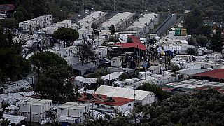 Völlig überbelastet: Das Flüchtlingslager Moria auf Lesbos