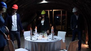 Watch: Mine and dine your date for €475 a head in Slovenia