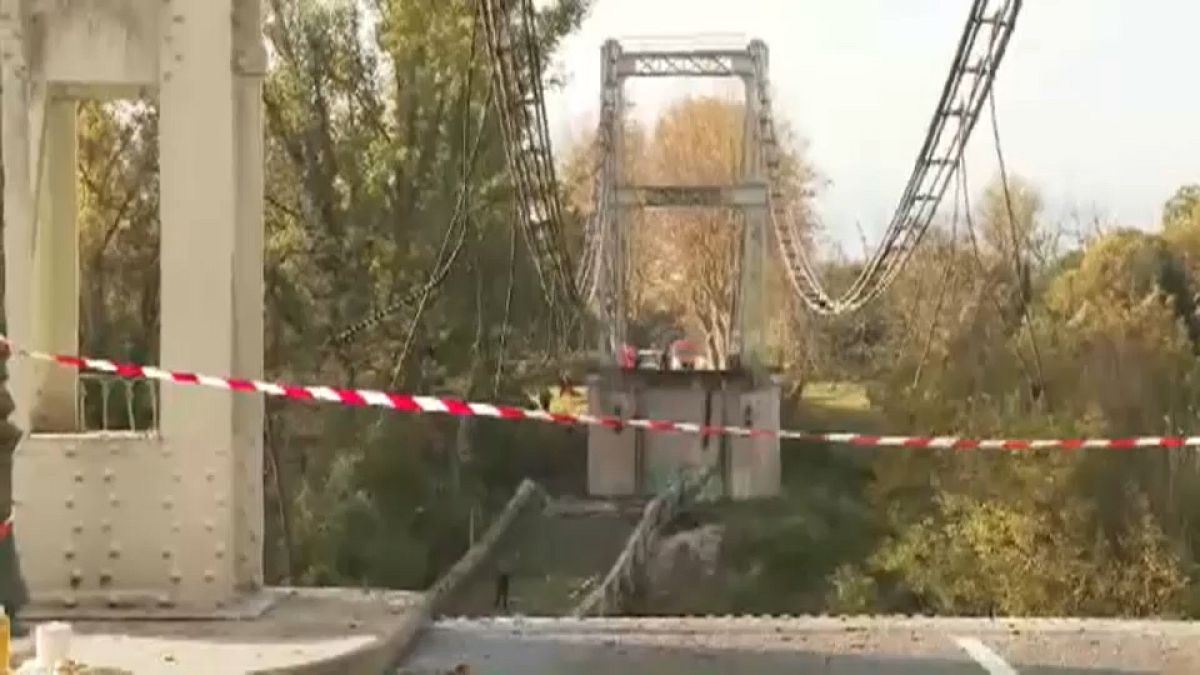 El puente derrumbado en Francia pasó las inspecciones