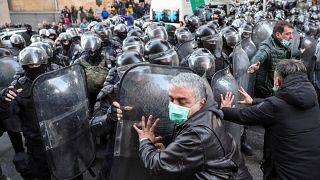 Georgia protests: Crowds gather outside Parliament buildings | #TheCube