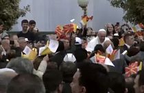 Pope Francis continues Balkan tour with a visit to North Macedonia