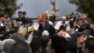 Pope Francis continues Balkan tour with a visit to North Macedonia