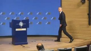 A tense meeting for NATO after 'brain death' comments