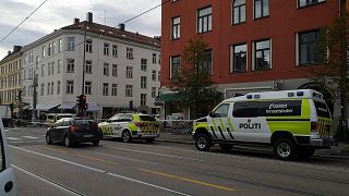 سيارتان للشرطة النرويجية في العاصمة أوسلو - تشرين الأول/أكتوبر 2019 -