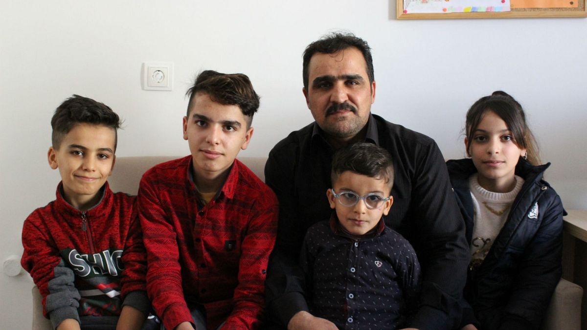 Ankara'da yaşayan Iraklı mülteci aile