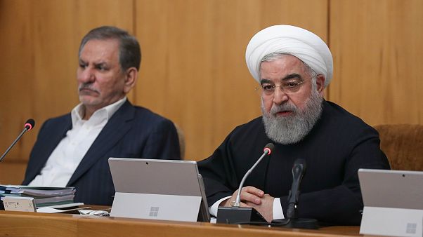 الرئيس الإيراني حسن روحاني الرئيس الإيراني حسن روحاني