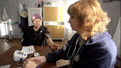 Elderly suffer as Ukraine conflict drives away health workers 