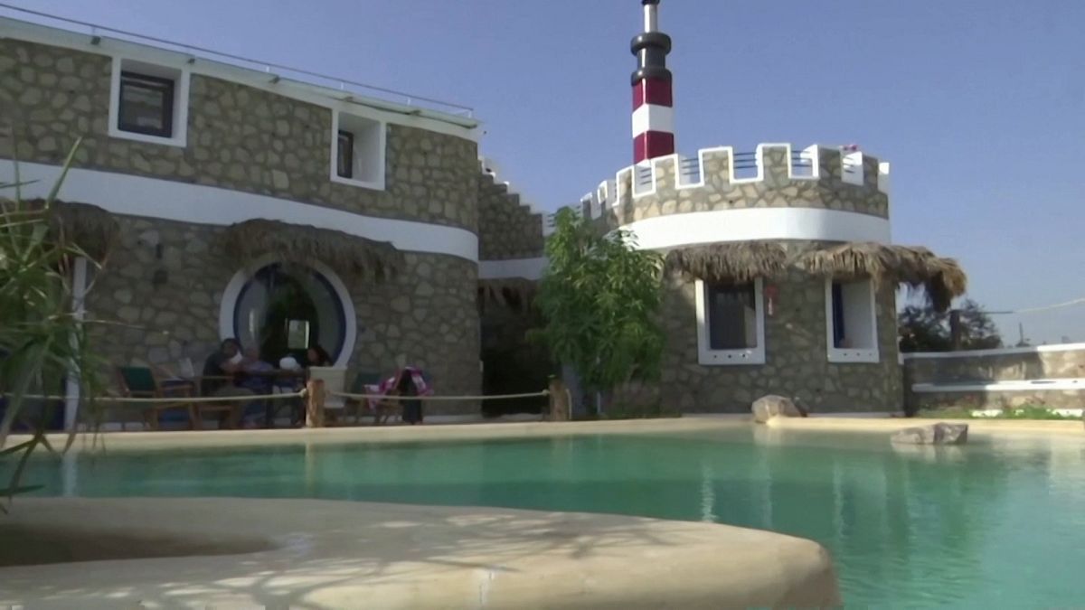 Egyptian man builds eco-friendly home using only recycled material