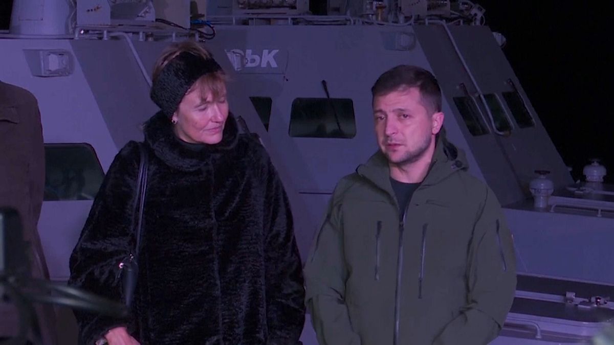 Állítólag megrongálták a visszaszolgáltatott ukrán hadihajókat