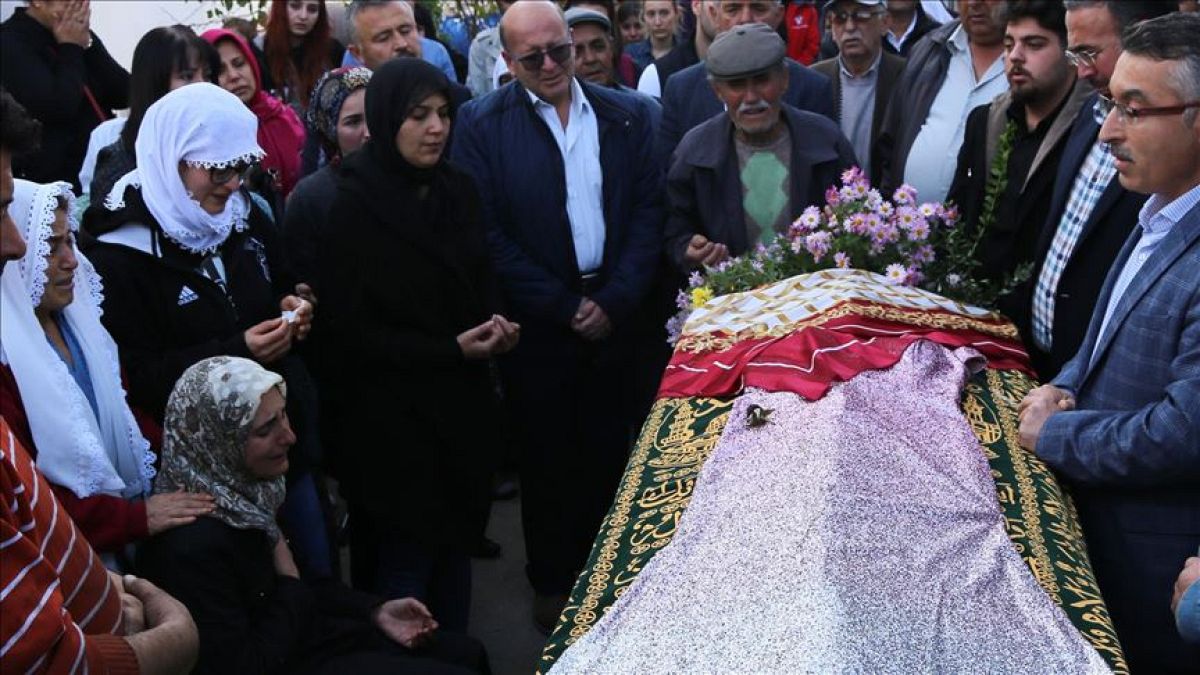 Güleda Cankel'in cenaze töreninden