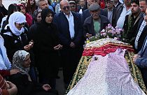 Güleda Cankel'in cenaze töreninden