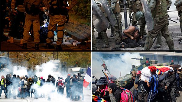 Hong Kong, Chile, Francia y Bolivia estos días Hong Kong, Chile, Francia y Bolivia estos días
