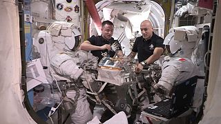 لوكا بارميتانو وأندرو مورغان يستعدان للقيام بمهمة سير في الفضاء الخارجي - وكالة الفضاء الأوروبية