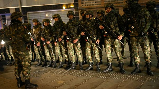 Απαγόρευση της κυκλοφορίας στην Μπογκοτά Απαγόρευση της κυκλοφορίας στην Μπογκοτά