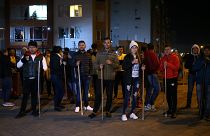 Patrullas ciudadanas en la primera noche del toque de queda en Bogotá