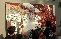 Marcha condena impunidade em massacre de 2009 nas Filipinas