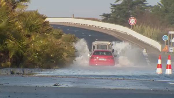 Un temporal de lluvia y viento sacude zonas de Francia e Italia Un temporal de lluvia y viento sacude zonas de Francia e Italia