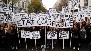 تظاهرات ده‌ها هزار فرانسوی در اعتراض به خشونت علیه زنان
