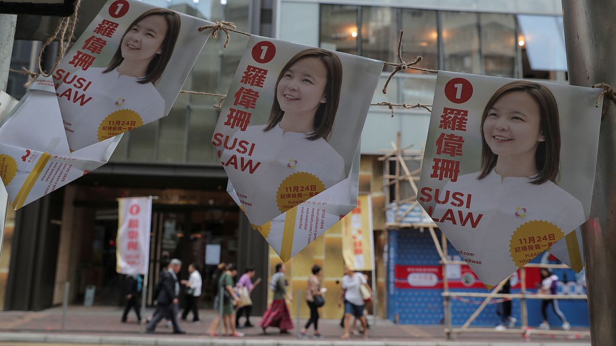 Hong Kong'da seçim kampanyaları