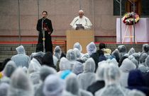 El papa Francisco hace un alegato contra las armas nucleares desde el púlpito en Nagasaki