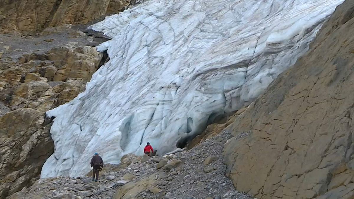 Glaciar monte perdido encolhe um metro por ano