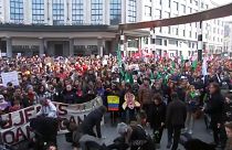 Διαδήλωση κατά της βίας που ασκείται στις γυναίκες στις Βρυξέλλες