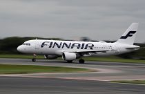 Finnair has been hit by a strike by Finnish airport workers in solidarity with postal workers