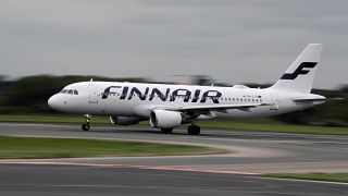 Finnair has been hit by a strike by Finnish airport workers in solidarity with postal workers